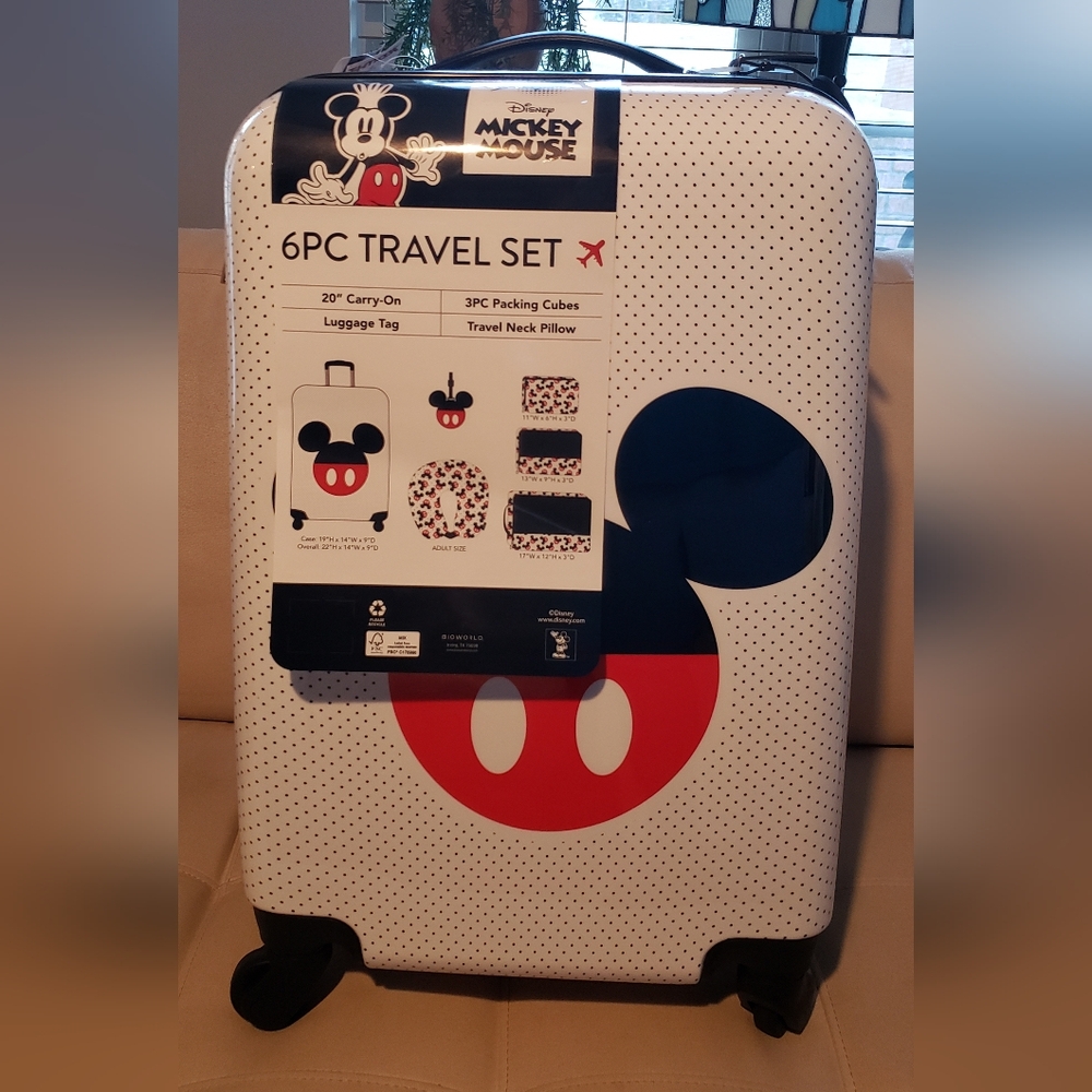 Disney Mickey Mouse 6PC Travel Set